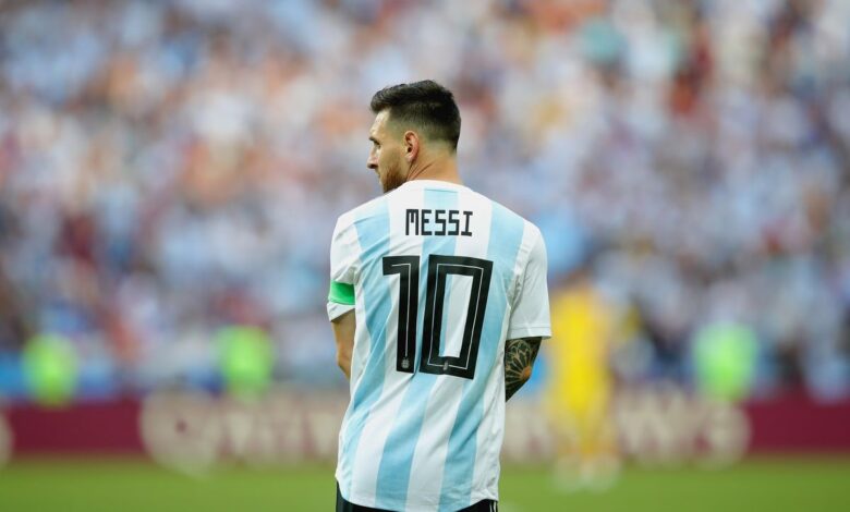ليونيل ميسي مع الأرجنتين