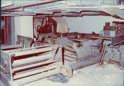 الدمار الذي حل في مبنى الأنباء في الكويت