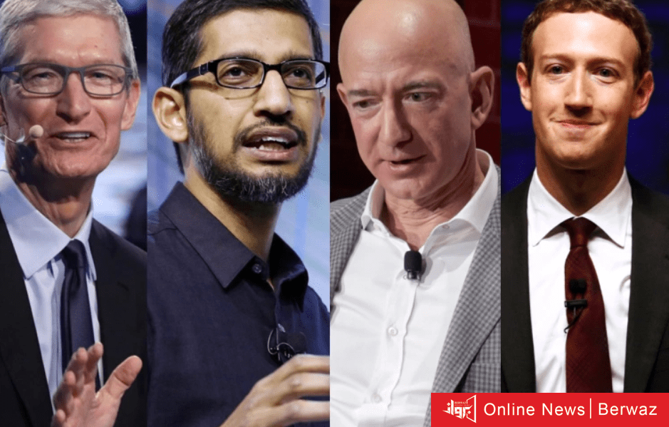 أمازون غوغل فيسبوك أبل