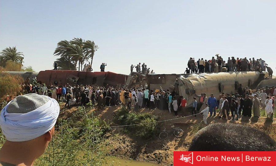 تصادم قطاري مصر