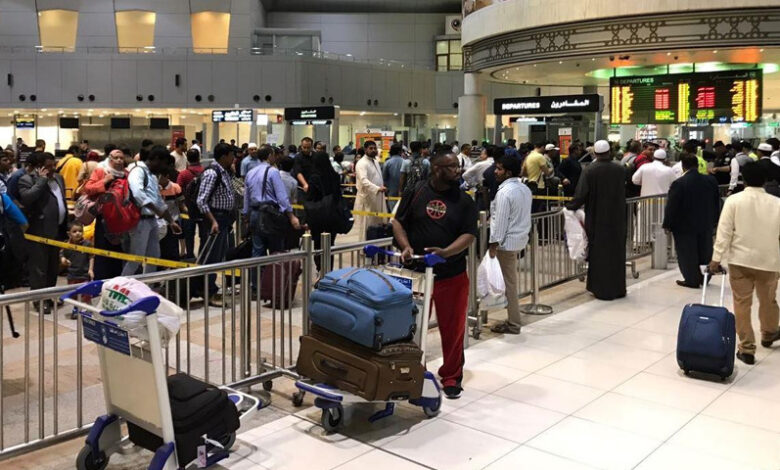 الوافدين الذي سقطت إقامتهم