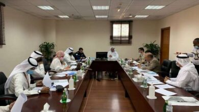 لجنة دراسة وتحديث المواقع المخصصة بصفة موقتة للتخييم