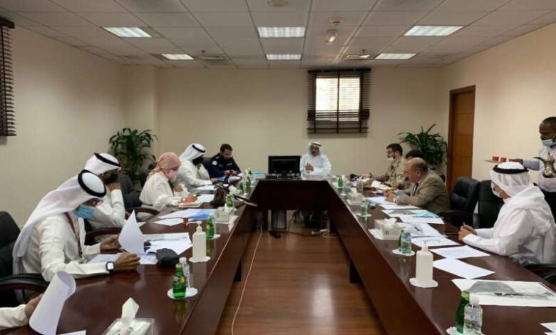 لجنة دراسة وتحديث المواقع المخصصة بصفة موقتة للتخييم