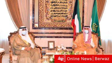 سمو الأمير يستقبل سمو ولي العهد