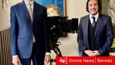 الشيخ عزام الصباح مع الرئيس التنفيذي لـ «تيتانوس» ستيفانو بيثلين