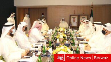 اجتماع مجلس الوزراء فى مجمع الشيخ جابر الدولي للتنس