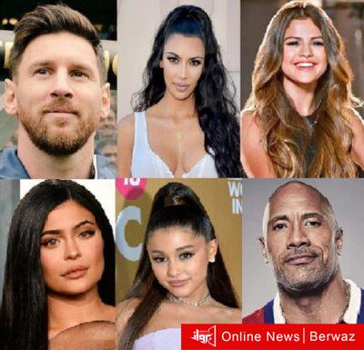 الأعلى أجراً على انستغرام