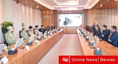 الداخلية والحرس الوطني يزوران مبني شركة البترول الوطنية