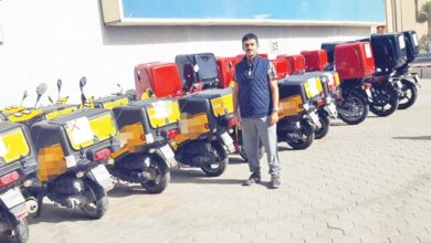 دراجات توصيل الطلبات