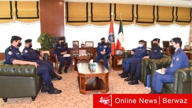 زيارة القيادة التنسيقية لقوة الإطفاء العام