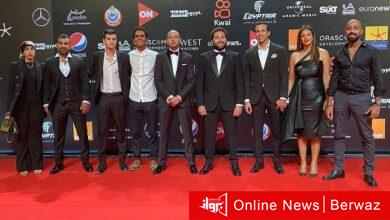 صناع فيلم ريش مع المخرج عمر زهران