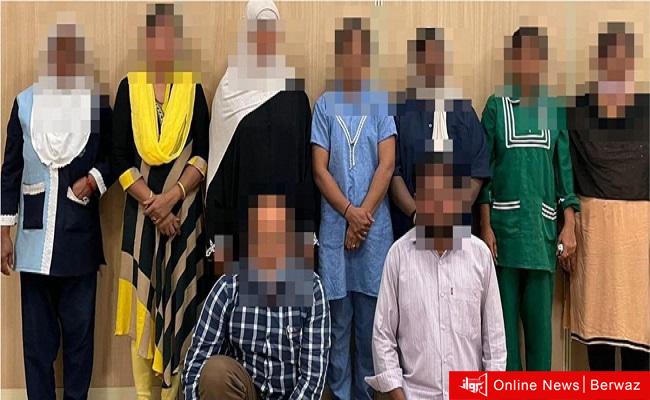 ضبط 9 أشخاص من الجنسية الآسيوية بدون أوراق ثبوتية