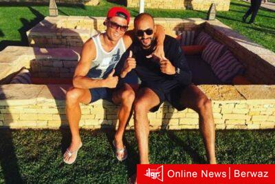 كريستيانو رونالدو مع صديقه المغربى بدر هاري