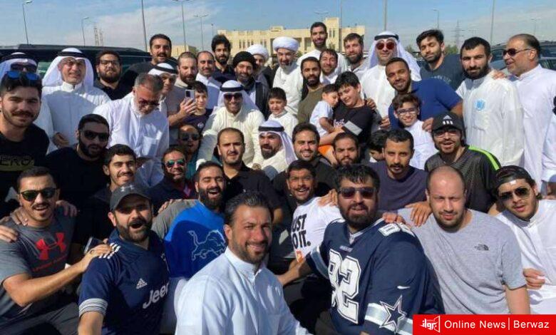 صورة من يوم الإفرج عن المشمولين بالعفو الأميري من محكومي «خلية العبدلي»