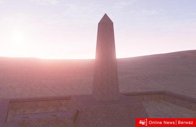أحد معابد الشمس المفقودة بصحراء مصر منذ 4500 عام