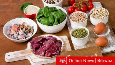 أطعمة غنية بالحديد