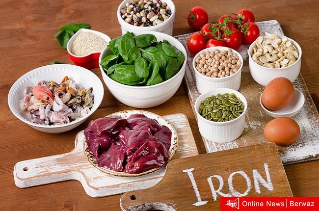 أطعمة غنية بالحديد