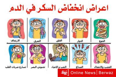 أعراض إنخفاض السكر فى الدم