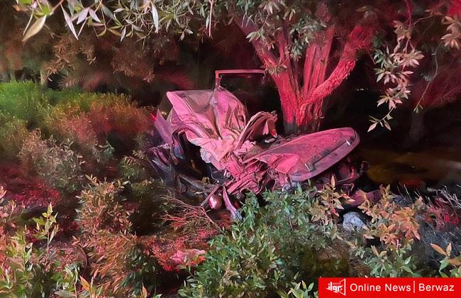 إصابتين في حادث تصادم على طريق جمال عبدالناصر