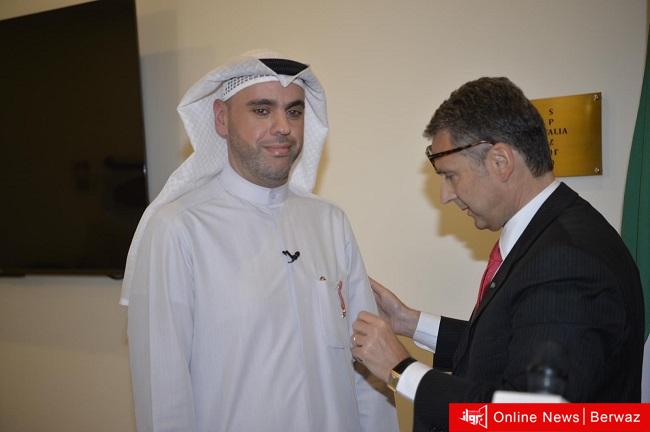 السفير الإيطالى يقلد الدكتور حسن أشكناني وسام نجمة إيطاليا