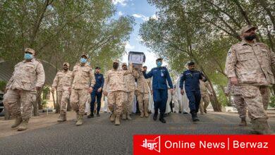 تشييع رفات 19 من شهداء الكويت فى مراسم عسكرية