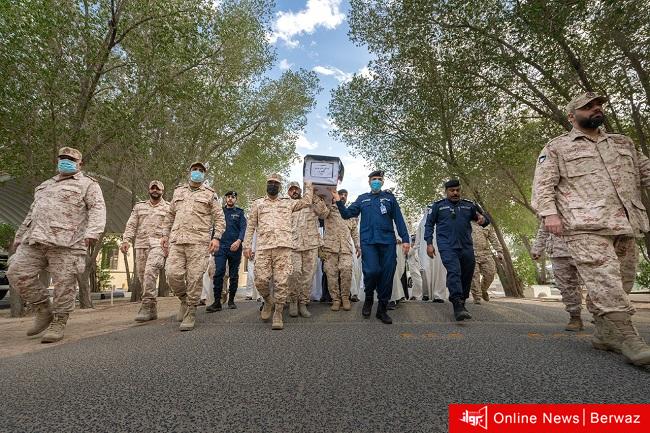تشييع رفات 19 من شهداء الكويت فى مراسم عسكرية