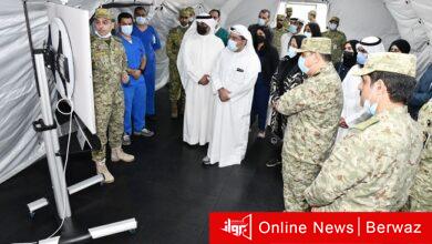 وكيل وزارة الصحة يزور المستشفى الميداني الجديد للحرس الوطنى