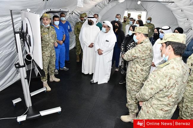 وكيل وزارة الصحة يزور المستشفى الميداني الجديد للحرس الوطنى