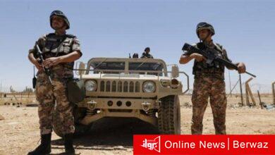 عناصر من حرس الحدود الأردني (أرشيف)