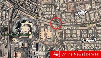 إفتتاح تقاطع بين منطقتى حطين والشهداء