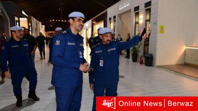 اللواء خالد عبد الله فهد يتفقد أكبر القاعات بالبلاد