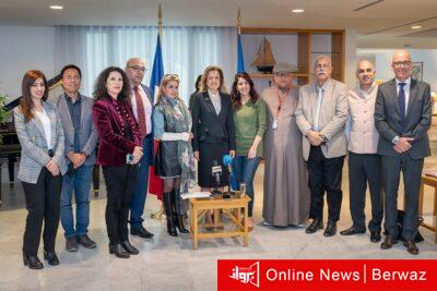 سفيرة فرنسا لدى دولة لو فليشير