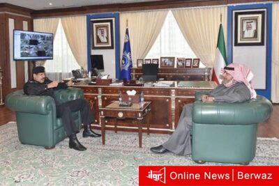 وزير الداخلية فى مبنى وكيل وزارة الداخلية ومكتب الوكيل المساعد للشؤون الإدارية