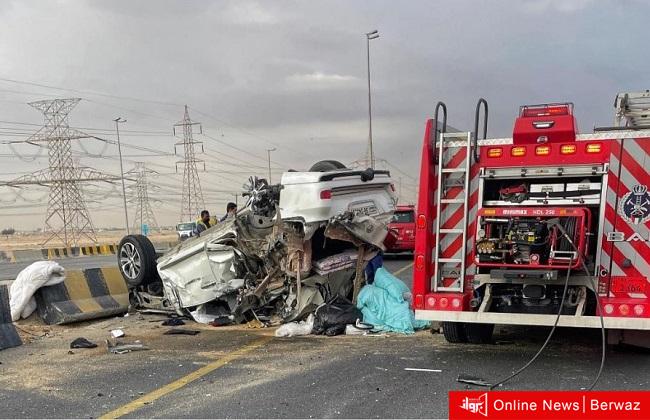 إصابة مواطن في حادث تصادم وإنقلاب على طريق الدائري السابع