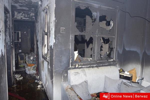 حريق عمارة بالفحيحيل