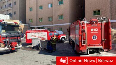 مكان حادث الإنفجار في الفحيحيل