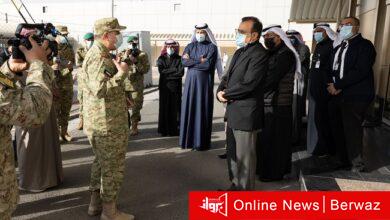 وزير الصحة يقوم بزيارة مستشفيى الفروانية الميداني