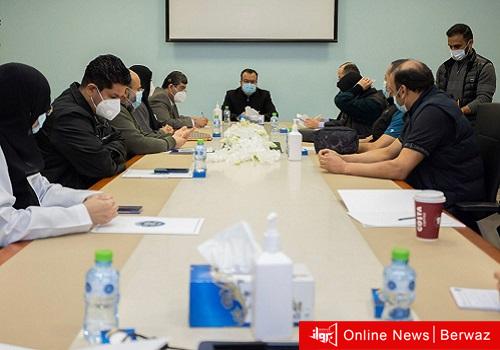 وزير الصحة يقوم بزيارة مستشفيى جابر