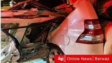 وفاة مواطن في حادث تصادم على طريق الملك فهد