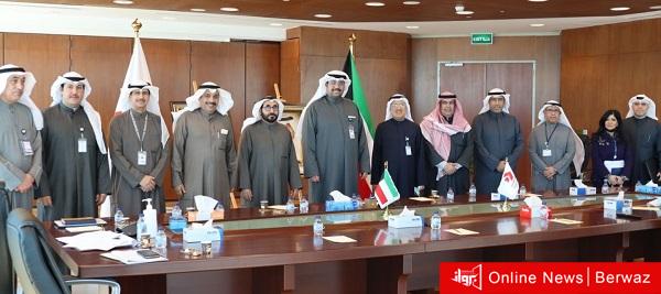 اجتماع الشيخ عبدالله العلي مع وفد الخطوط الجوية الكويتية