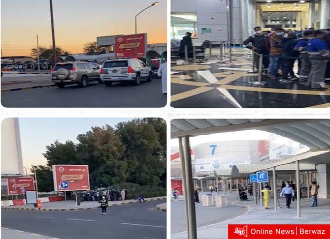 التعامل مع الإزدحامات في مركز الكويت للتطعيم