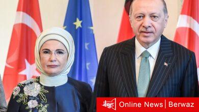 الرئيس التركى أردوغان وزوجته