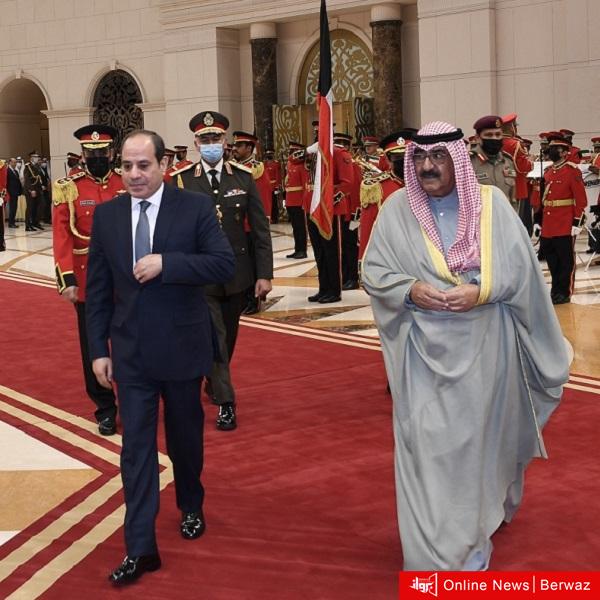 الرئيس السيسي اثناء مغادرته البلاد