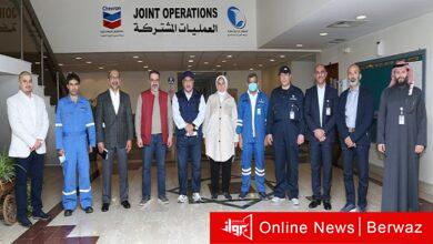 الفارس أثناء زيارته لمنطقة العمليات المشتركة بالوفرة