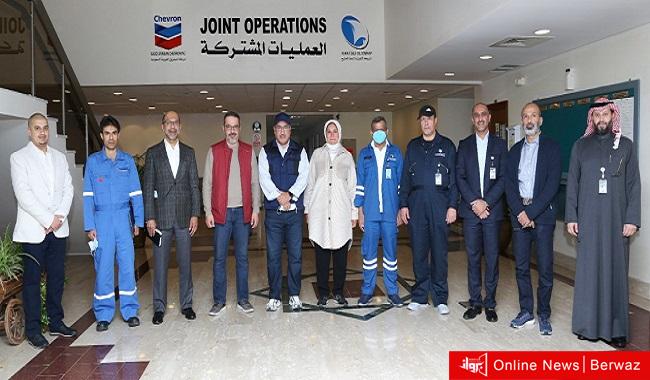 الفارس أثناء زيارته لمنطقة العمليات المشتركة بالوفرة