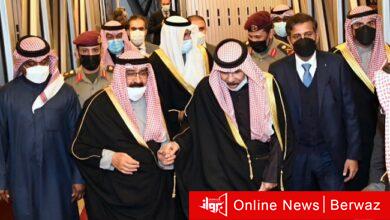 سمو أمير البلاد الشيخ نواف الأحمد الجابر الصباح عقب عودة سموه إلى أرض الوطن