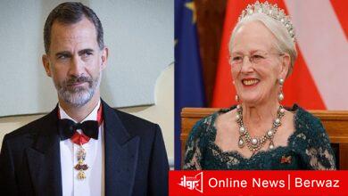 ملك إسبانيا فيليب السادس والملكة مارغريت