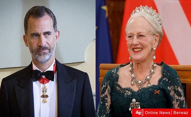 ملك إسبانيا فيليب السادس والملكة مارغريت