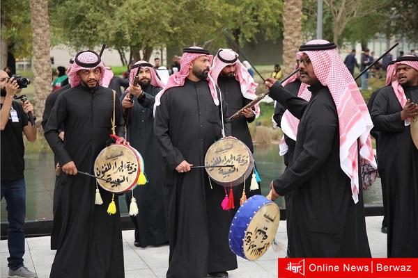 وزير الإعلام يزور مركز الشيخ جابر ويقوم برفع العلم إيذاناً ببدء الإحتفالات الوطنية 2