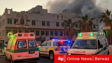 حريق سوق المباركية